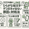 【2025年最新】LINEひらがな絵文字・デコ文字が出ない原因と対処法まとめ｜iPhone・Android別完全ガイド