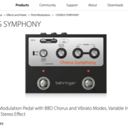 【美品】Chorus Symphony ベリンガー コーラス シンフォニー BEHRINGER ( ベリンガー ) CHORUS SYMPHONY 送料無料 | サウンド