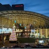 2018年1月6日　長崎駅と博多駅のライトアップ