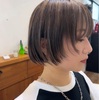 ミニボブの顔まわりレイヤーデザイン▷顔まわりに小わざヘアカットがマイブーム