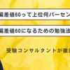 【偏差値60】偏差値60って上位何パーセントくらい？偏差値60になるための勉強法とは？