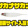 【一誠】フラットテールが特徴的なソフトルアー「サカナサカナ」通販サイト入荷！