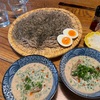 【さば缶で豆乳ナッツ入りサバ缶つけ蕎麦　たんぱく質40g】