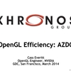  Khoronos's slides @ GDC 2014