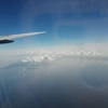 沖縄上空から東京上空へ