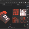 3D電話と筆記用具を塗ろう！