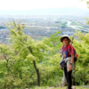 日本　背景は新緑の濃尾平野