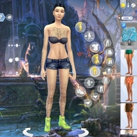 すべてのシムの体毛を削除するMOD