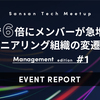 【イベントレポート】1年間でメンバーが6倍に急増したエンジニアリング組織。「Bill One」のマネジメント手法