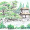 水彩画練習　～ 水彩色鉛筆の使い心地 ～