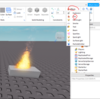 【Robloxゲームの作り方】炎やパーティクルを追加するには？