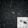 はくちょうの翼の先に NGC7013 渦巻銀河 