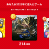 2021年switch総プレイ履歴とココロからおすすめゲーム