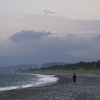 朝の海