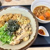 松石（高田馬場）【夏冷メニュー】スタミナつけ蕎麦〔鶏•田舎〕＋ピーマン天＋松ゲソ