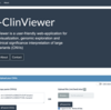 オンラインで大規模コピー数多型変異の臨床的解釈を行うために開発された CNV-ClinViewer