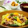 ごはんがすすむ♪回鍋肉＆新玉ねぎとアスパラのマリネ♪