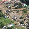 動画映像！長野県茅野市県道16号岡谷茅野線、下馬沢川上流で氾濫土石流