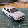 《改造ホットウィール》 トヨタ・AE85カローラレビン 1.5 SR 竹内樹仕様を作る