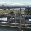 晴れた朝と台風の被害