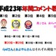 18周年記念プレゼント企画第２弾　平成23年のfpdさんとおよやんさんの年間コメント数は？