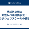 地球外文明の知性レベル評価手法：カダシェフスケールの拡張