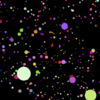 three.js canvas - particles - random