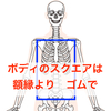 ボディのスクエアは　硬い枠じゃなくてゴムでつないでね