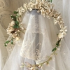 花嫁さんのヘッドドレス