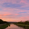 術前検査と全方位夕焼け