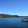 野尻湖の秋の風景