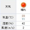 気温差がやばい