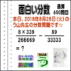 ［う山雄一先生の分数］【分数６５０問目】算数・数学天才問題［２０１８年８月２８日］Fraction