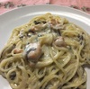 生海苔のクリームパスタ