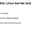 Linux カーネルでの Sphinx 利用法を見てみよう