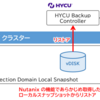 HYCU Backup Controllerのバックアップ・リストア方法① ~Nutanix スナップショット編~ 【Nutanix AHV】