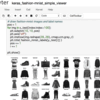 KerasデータセットのFashion-MNIST(ファッションMNIST)を表示する簡単サンプル