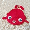 【SOLD OUT】＊ハンドメイド＊　がま口　小銭入れ　金魚