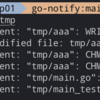 【Go】fsnotifyを使ってみる