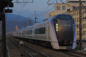 平成30年夏　E353系S113編成J-TREC（総合車両製作所）出場公式試運転