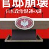 文庫化『官邸崩壊　安倍政権迷走の一年』上杉隆（新潮社、2007年／幻冬舎文庫、2011年）