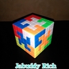 ルービックキューブで模様を作りました！　Rubik's Cube art design