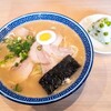 三代目沖食堂＠木更津金田　大チャーシュー麺、ピースおにぎり