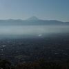 盆地に貯まる靄