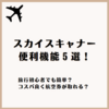 【初心者・中級者向け】意外と知らない！スカイスキャナーの５つの便利機能！