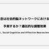 自己概念は社会的脳ネットワークにおける活動を予測するか？遺伝的な節度効果（Ma et al., Social Cognitive and Affective Neuroscience, 2014）