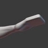 Blender 391日目。「身体のモデリング」その44 ～手のひら①～。