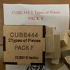 CUBE  444  Types  of  Pieces  PACK  F