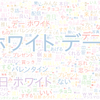 　Twitterキーワード[ホワイトデー]　03/14_15:00から60分のつぶやき雲