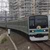 去年の今日　常磐線　ありがとう209系1000番台